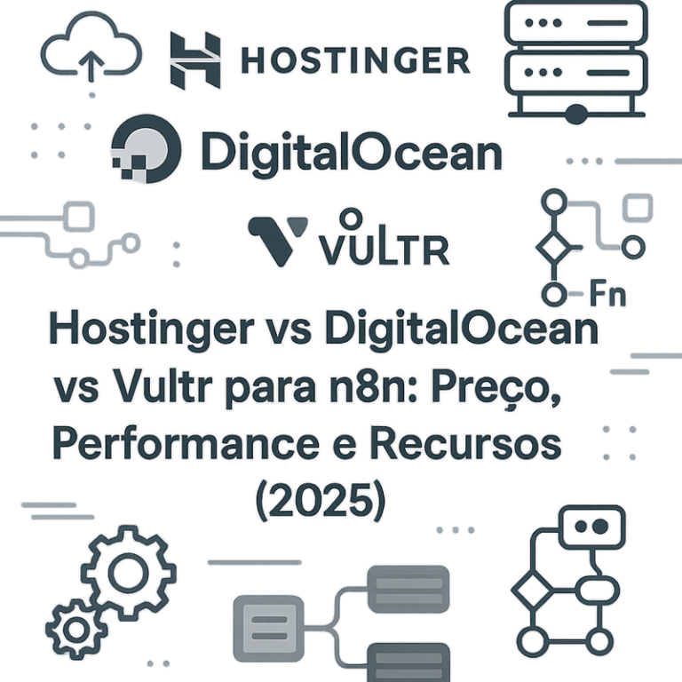 Hostinger vs DigitalOcean vs Vultr para n8n: Preço, Performance e Recursos (2026)