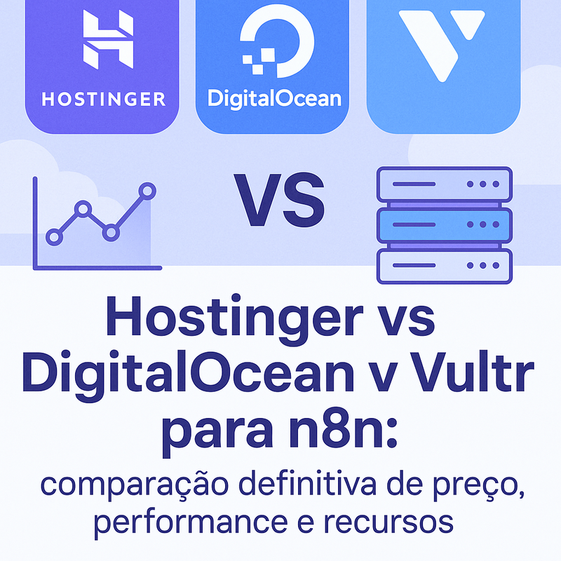 Uma imagem sobre Hostinger vs DigitalOcean vs Vultr para n8n: comparação 2025