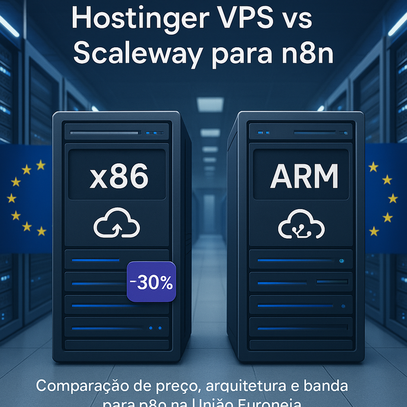 Uma imagem sobre Hostinger VPS vs Scaleway para n8n na União Europeia