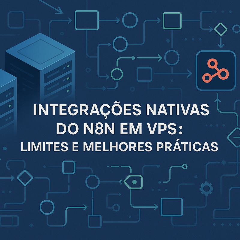 Uma imagem sobre Integrações nativas do n8n em VPS: limites e práticas