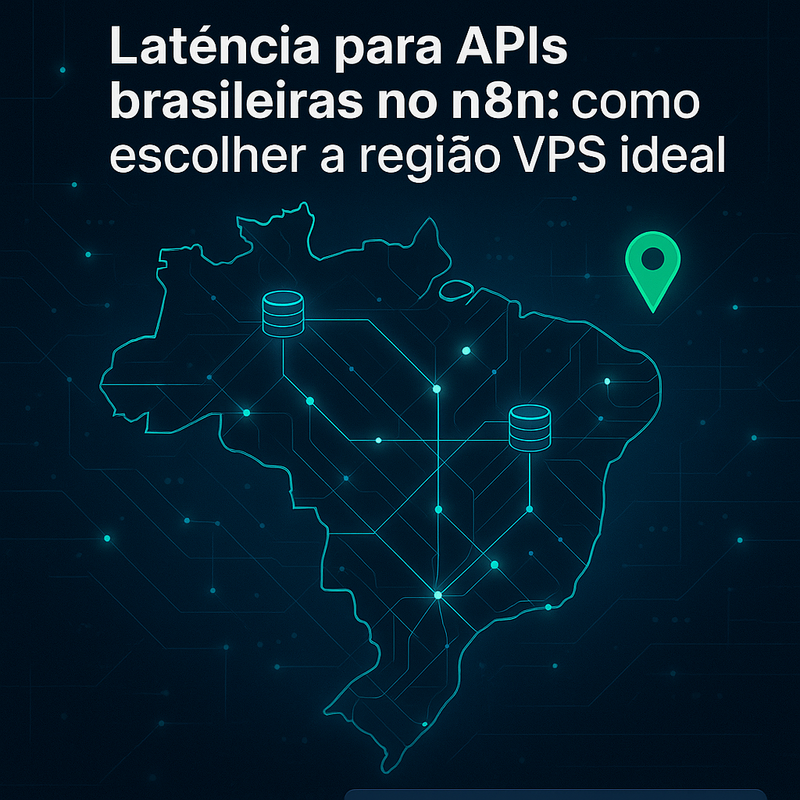 Uma imagem sobre Latência para APIs brasileiras n8n: região VPS ideal