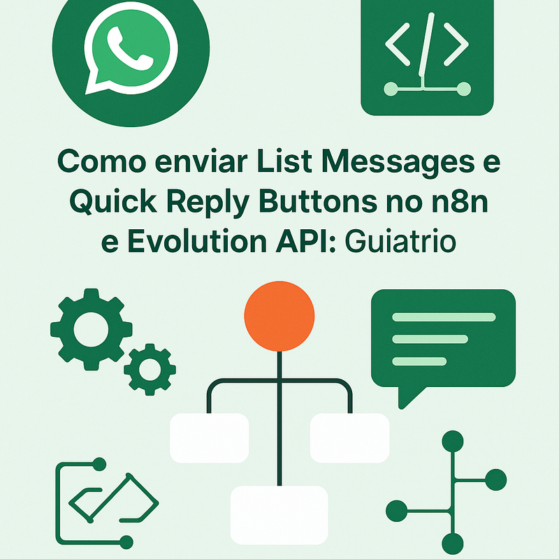 Uma imagem sobre Enviar List Messages e Quick Reply WhatsApp n8n + Evolution