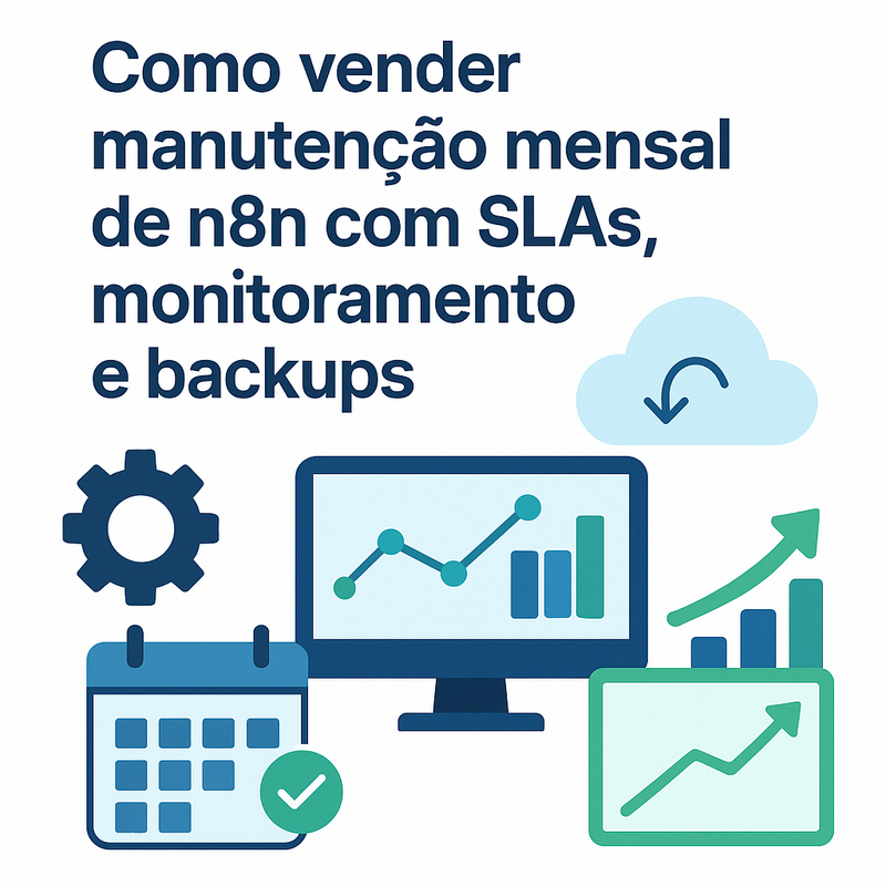 Uma imagem sobre Vender manutenção mensal de n8n com SLAs e backups