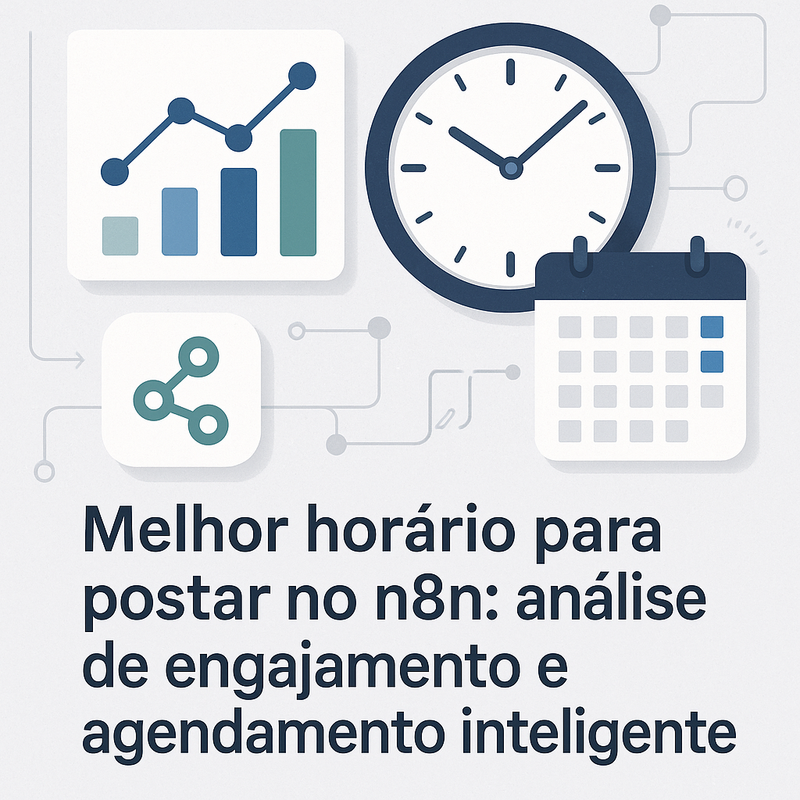 Uma imagem sobre Melhor horário para postar n8n: análise de engajamento