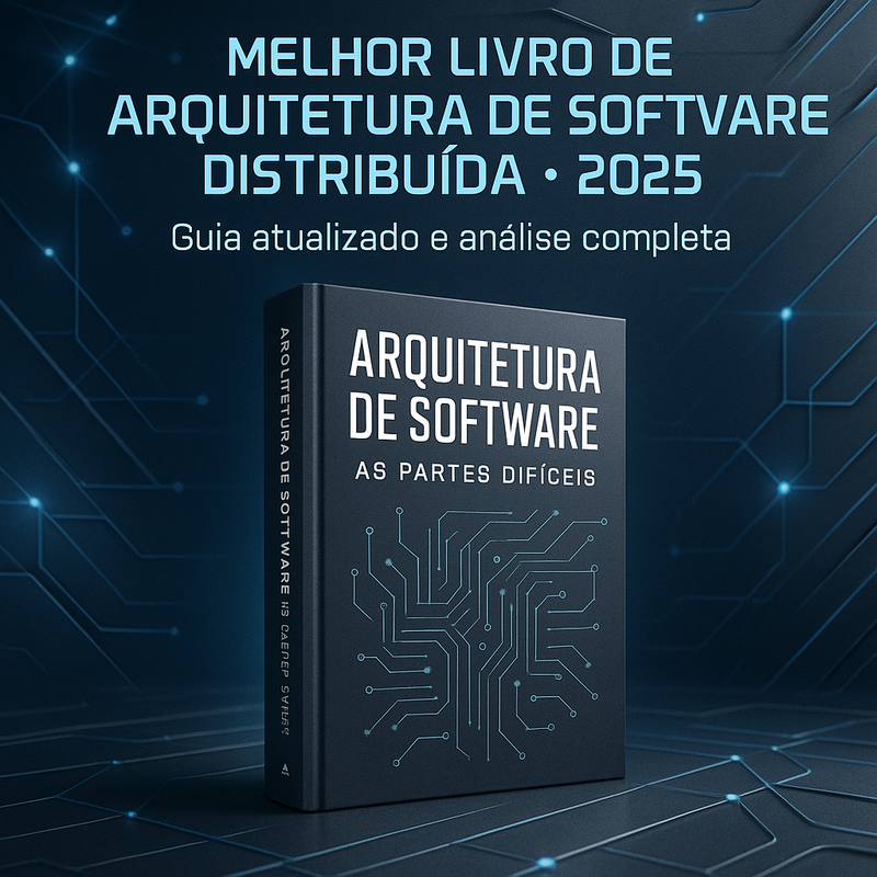 Uma imagem sobre Melhor livro de arquitetura de software distribuída 2025