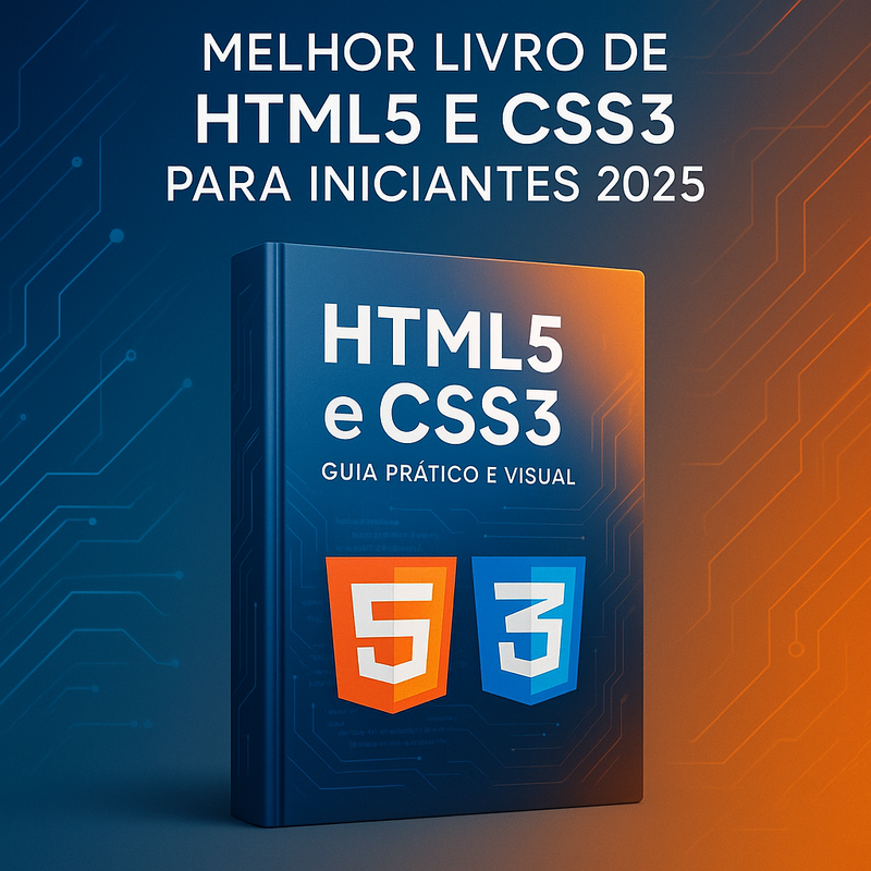 Uma imagem sobre Melhor Livro de HTML5 e CSS3 para Iniciantes 2025