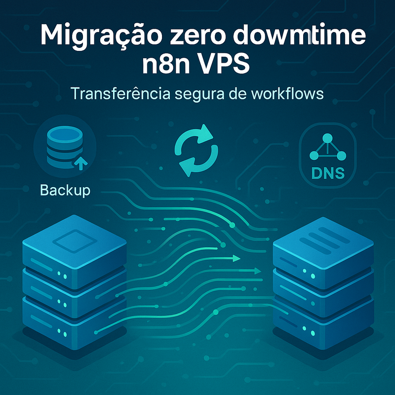 Uma imagem sobre Migração zero downtime n8n VPS: transferência segura
