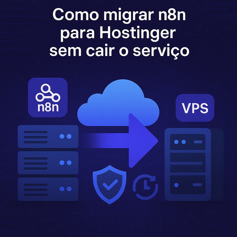 Uma imagem sobre Como migrar n8n para Hostinger sem cair o serviço