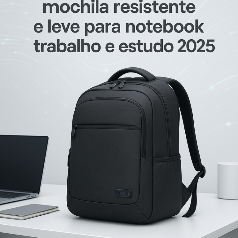 Mochila resistente e leve para trabalho e estudo em 2026