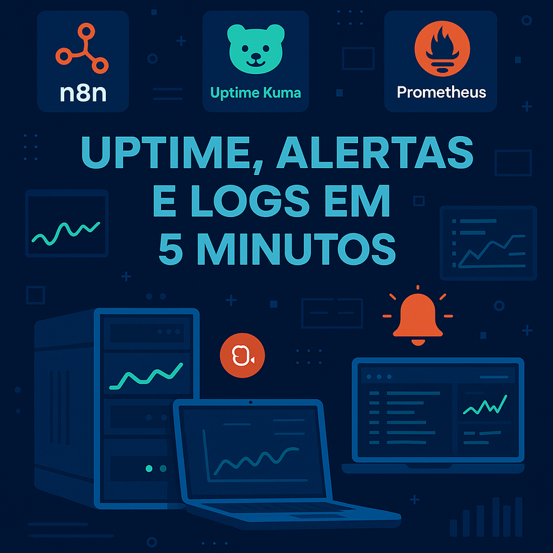 Uma imagem sobre Monitoramento do n8n na VPS com Uptime Kuma e Prometheus