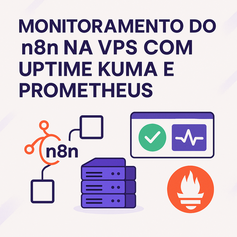 Uma imagem sobre Monitoramento do n8n VPS com Uptime Kuma e Prometheus