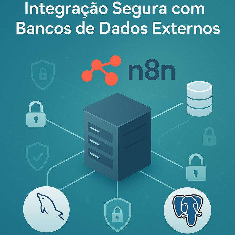 Uma imagem sobre n8n em VPS integração segura com bancos de dados externos