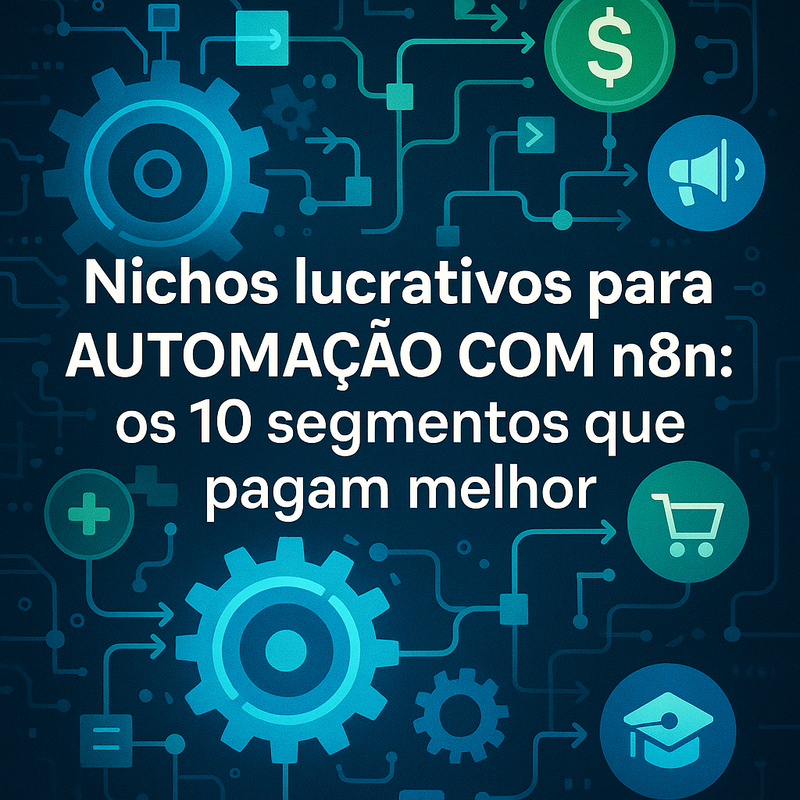 Uma imagem sobre Nichos lucrativos para automação com n8n: top 10