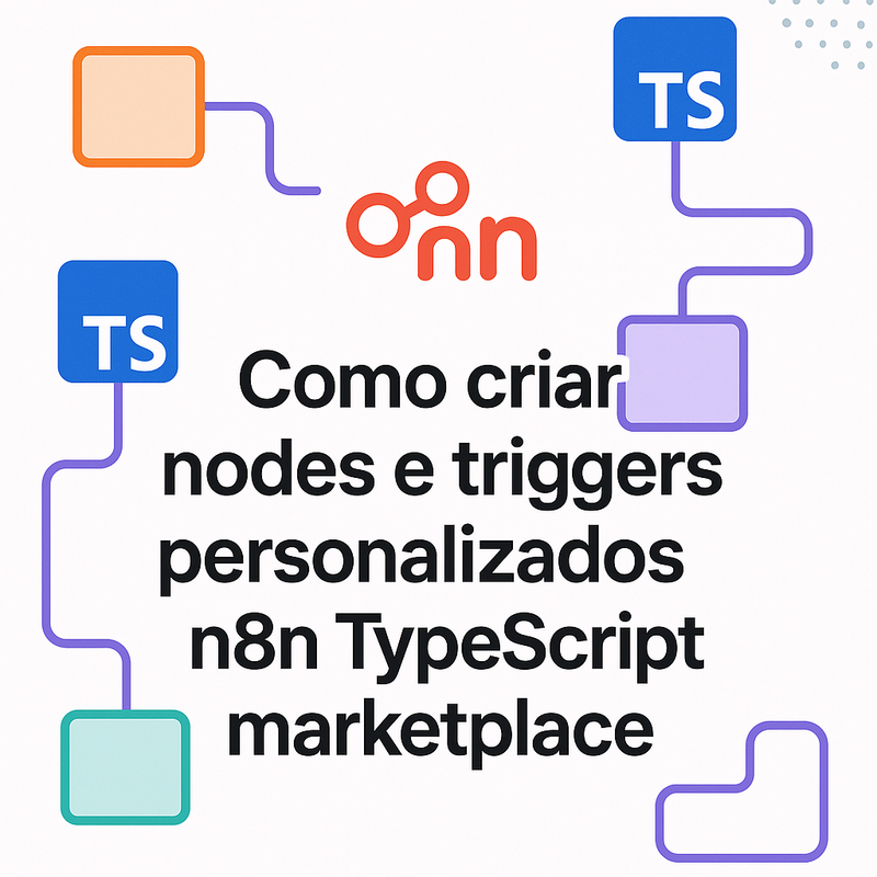 Uma imagem sobre Nodes e triggers personalizados n8n TypeScript marketplace