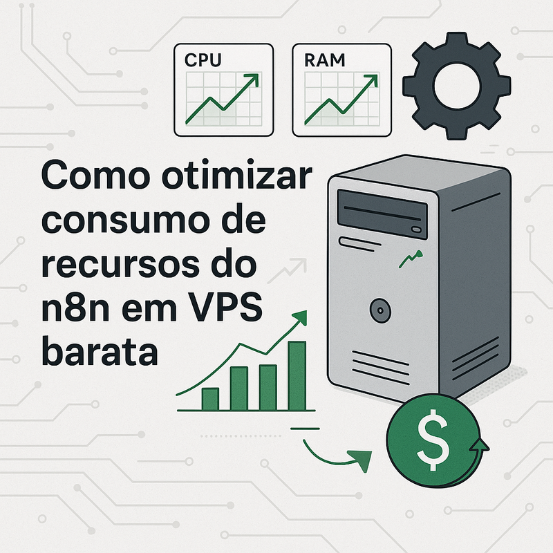 Uma imagem sobre Otimizar consumo recursos n8n VPS barata: guia prático