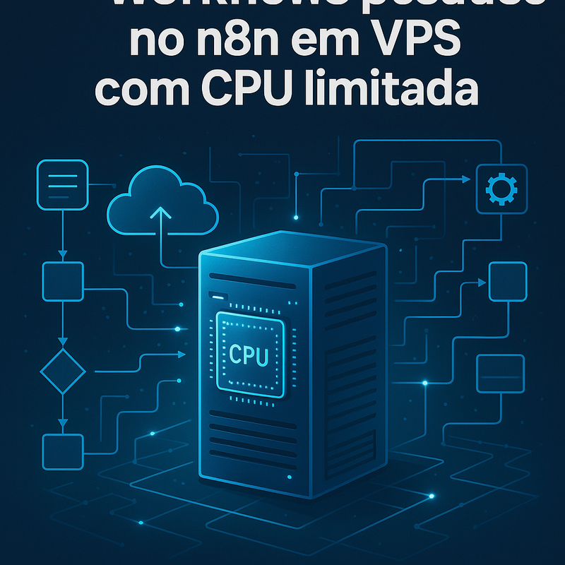 Uma imagem sobre Otimizar workflows n8n VPS com CPU limitada