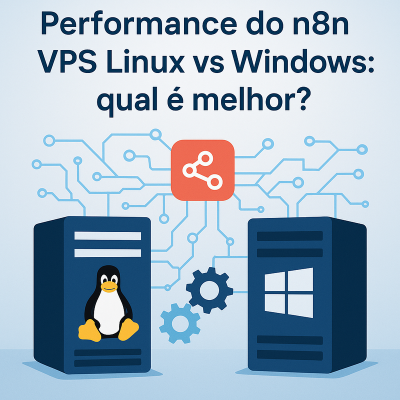 Uma imagem sobre Performance n8n VPS Linux vs Windows: comparativo 2025