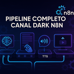 Pipeline completo para Canal Dark com n8n: do roteiro com IA ao upload no YouTube