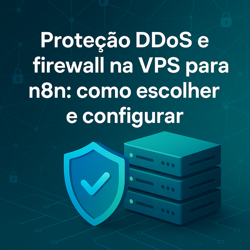 Uma imagem sobre Proteção DDoS e firewall na VPS para n8n: guia completo