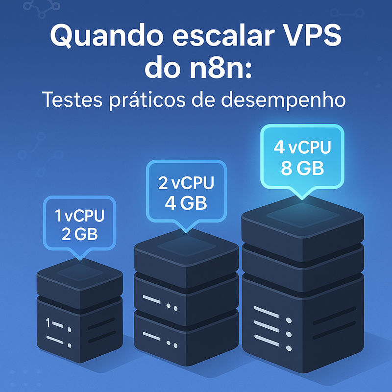 Uma imagem sobre Quando escalar VPS do n8n: testes práticos e comparativo