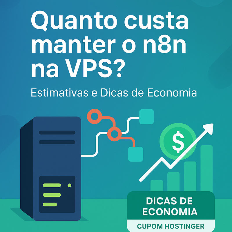 Uma imagem sobre Quanto custa manter o n8n na VPS? Hostinger e dicas