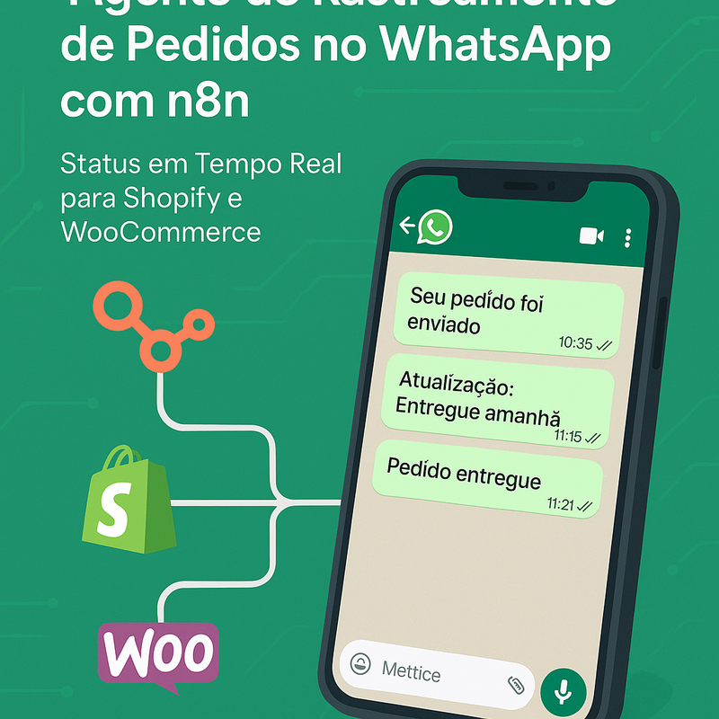 Uma imagem sobre Agente de Rastreamento de Pedidos no WhatsApp com n8n