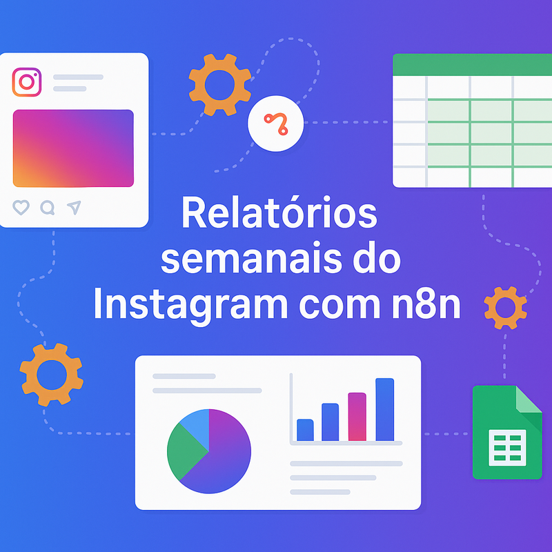 Uma imagem sobre Relatórios semanais do Instagram com n8n e Google Sheets