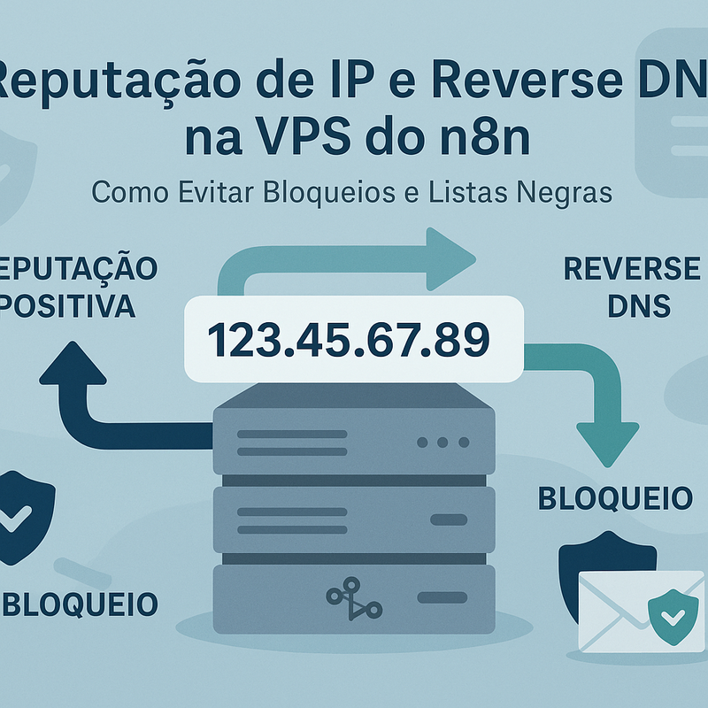 Uma imagem sobre Reputação de IP e Reverse DNS na VPS do n8n
