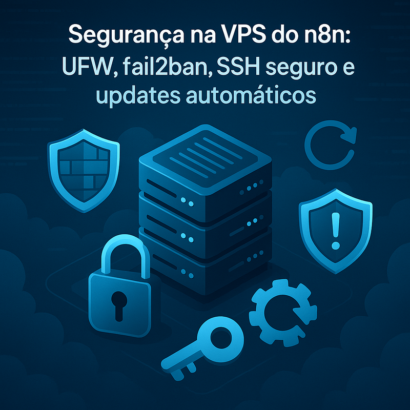 Uma imagem sobre Segurança na VPS do n8n: UFW, fail2ban, SSH seguro