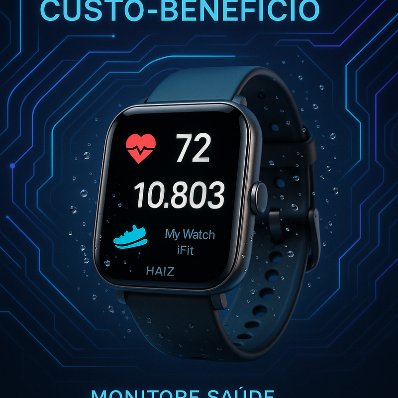 Uma imagem sobre Smartwatch custo-benefício para monitorar saúde 2025