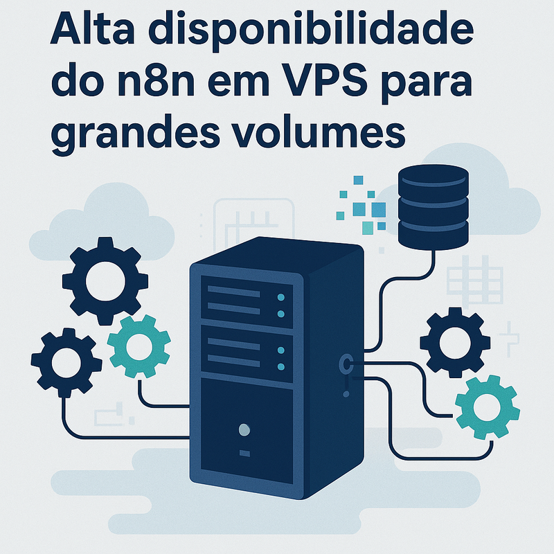 Uma imagem sobre Alta disponibilidade n8n VPS grandes volumes: guia 2025