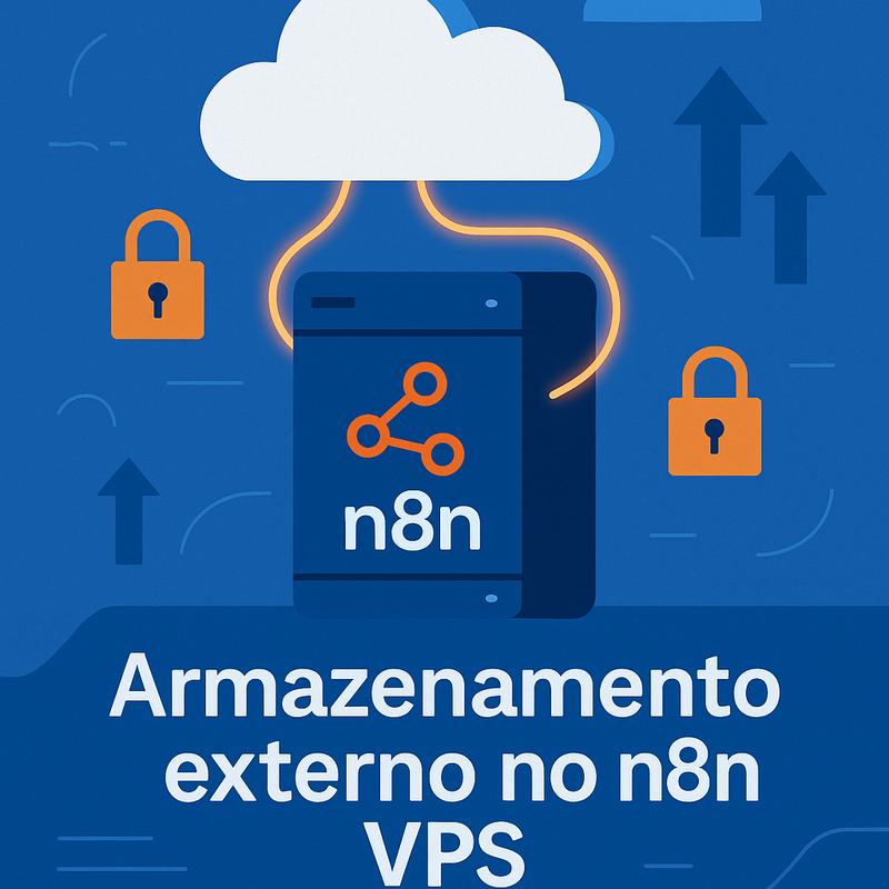 Uma imagem sobre Armazenamento externo n8n VPS: soluções seguras