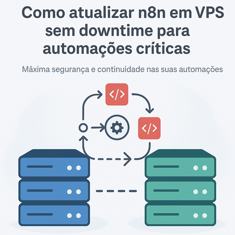 Uma imagem sobre Atualizar n8n em VPS sem downtime: Guia completo