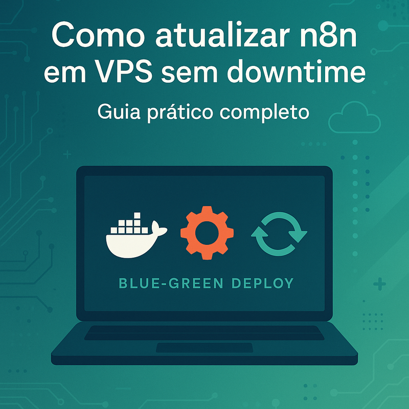 Uma imagem sobre Atualizar n8n em VPS sem downtime: Guia prático