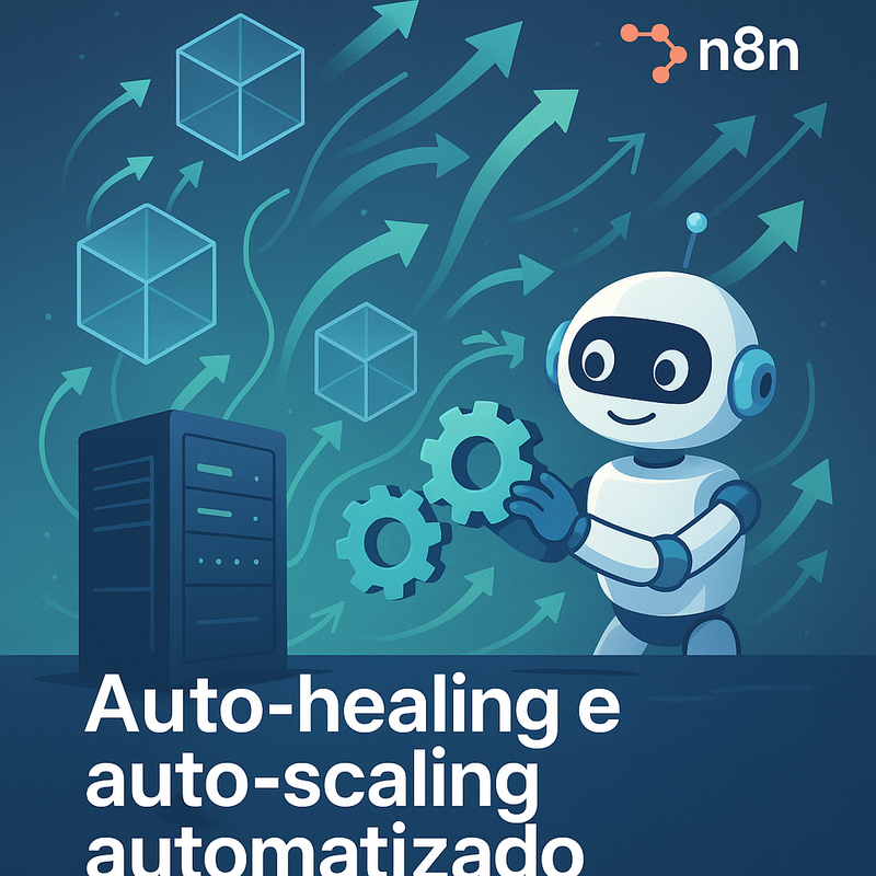 Uma imagem sobre Auto-healing e auto-scaling automatizado do n8n em VPS