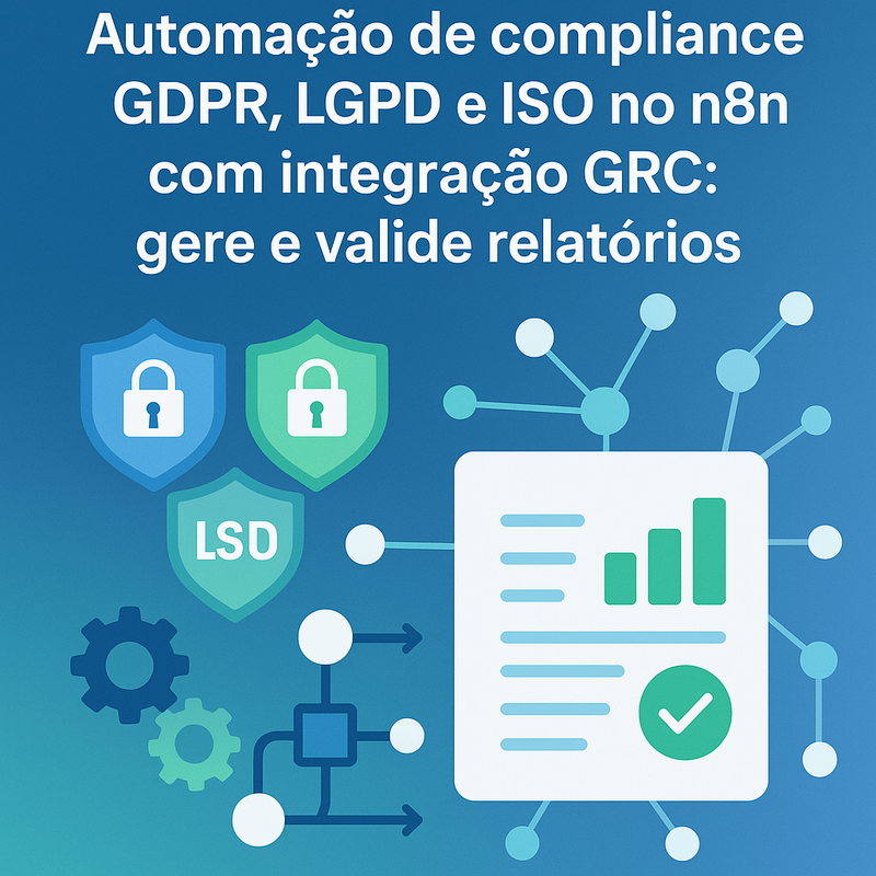 Uma imagem sobre Automação de compliance GDPR, LGPD e ISO no n8n com GRC