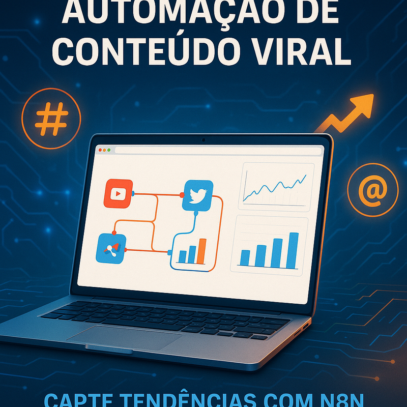 Uma imagem sobre Automação de conteúdo viral com n8n e tendências em tempo real