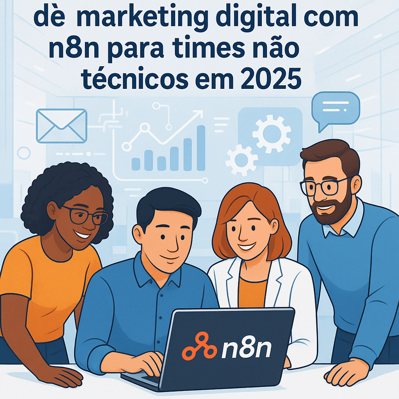 Uma imagem sobre Automação de marketing digital com n8n para times não técnicos