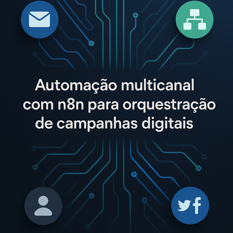 Automação multicanal com n8n para orquestração de campanhas digitais