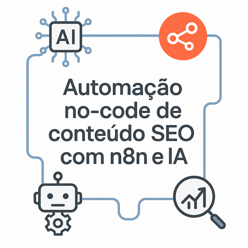 Uma imagem sobre Automação no-code de conteúdo SEO com n8n e IA