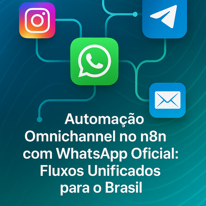 Uma imagem sobre Automação omnichannel no n8n com WhatsApp oficial