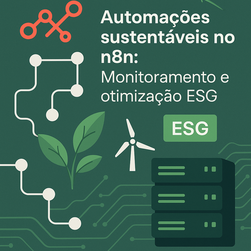 Uma imagem sobre Automações sustentáveis no n8n: Monitoramento e ESG