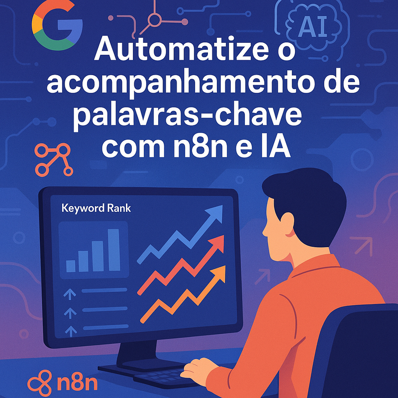 Como automatizar acompanhamento de posições de palavras-chave no Google com n8n e IA em 2025
