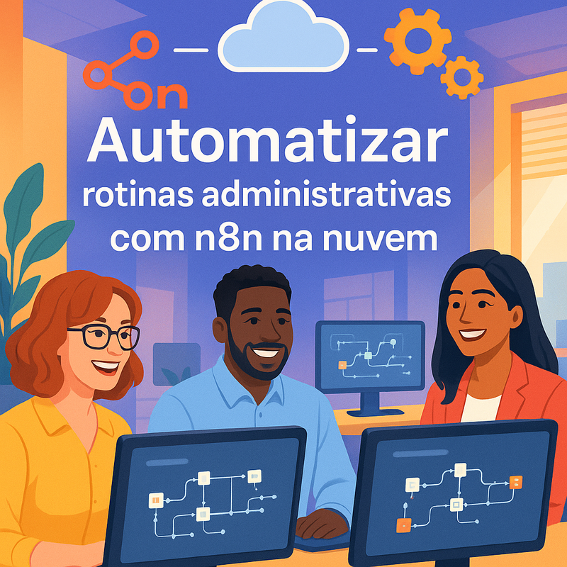 Uma imagem sobre Automatizar rotinas administrativas com n8n na nuvem 2025