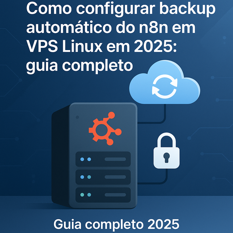 Uma imagem sobre Como configurar backup automático n8n VPS Linux 2025