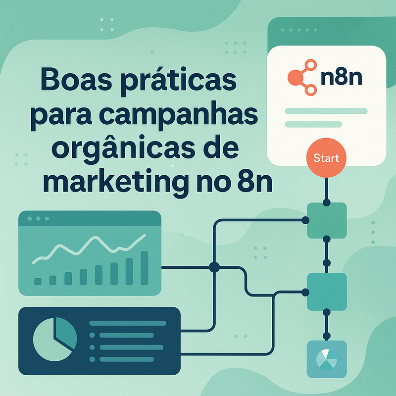 Boas práticas para campanhas orgânicas de marketing no n8n