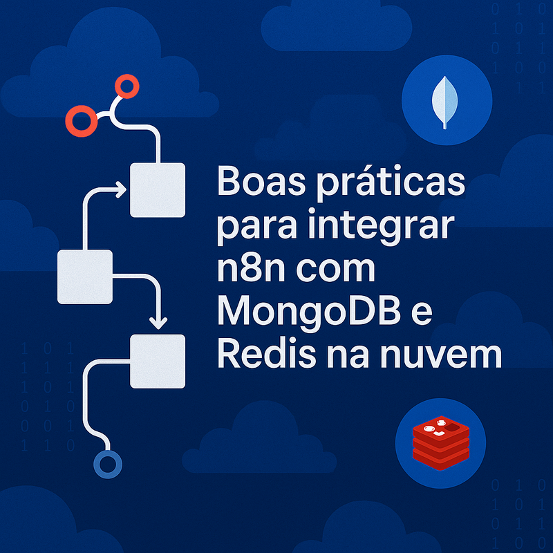 Uma imagem sobre Boas práticas integrar n8n com MongoDB e Redis na nuvem