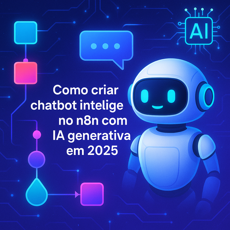 Uma imagem sobre Chatbot inteligente no n8n com IA generativa 2025