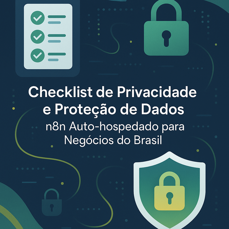 Uma imagem sobre Checklist privacidade proteção de dados n8n auto-hospedado