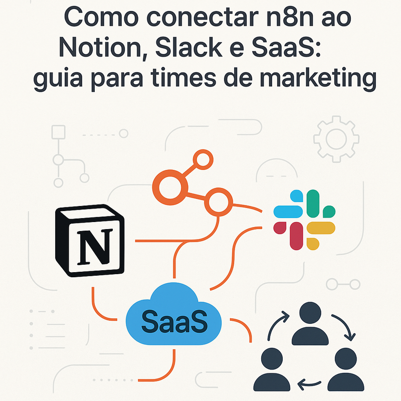 Uma imagem sobre Como conectar n8n ao Notion, Slack e SaaS para marketing